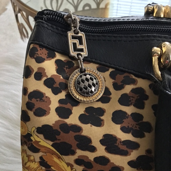 Authentic Vintage Baroque Leopard Versace Handbag - Picture 3 of 8